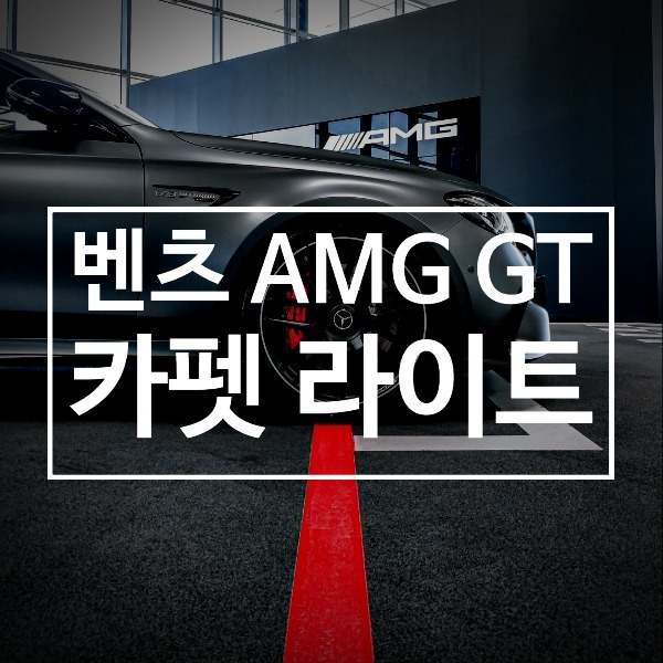[체크아웃] 벤츠 AMG GT 전용 카펫라이트 GT43 GT53 GT63